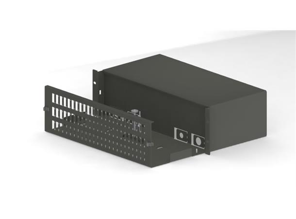 ODF 19" 3HE 72xSCD utdragbar/delbar svart 